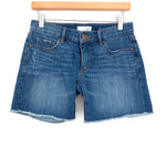 LOFT Frayed Jean Shorts- Size 00/24