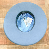 Olive & Pique Airy Blue Style Lottery Wool Fedora NWT