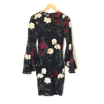 Laundry Black Lace Floral Embroidered Dress- Size 4