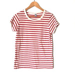 Alternative Earth Red Striped Tee-Size M