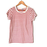 Alternative Earth Red Striped Tee-Size M