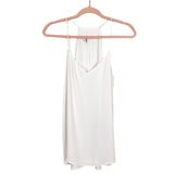 Express White Racerback with Back Cut Out Cami- Size M (see notes)