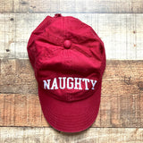 Mighty Fine Green and Red Naughty & Nice Baseball Caps (see notes, sold as set)