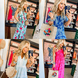 Gibson Look Palm Print Dress- Size XXS (sold out online)