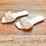 Marc Fisher Ivory Leather Sandals- Size 9 (sold out online)