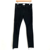 Evidnt Los Angeles Black Skinny Jean with Raw Hem- Size 29 (Inseam 30”)