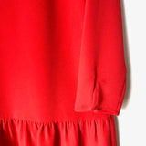 J. Crew Red Drop Waist Dress- Size 12 (see notes)