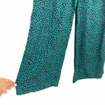 MinkPink Green/Black Eyes Wide Culotte Pants NWT- Size M