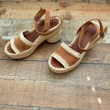 Tory Burch Suede Espadrille Sandals- Size 7
