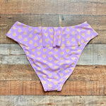 Stoney Clover x Target Lilac/Orange Hearts Ruffle High Waist Bikini Bottoms NWT- Size XL (we have matching top)