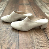 Everlane Bisque Suede Mule- Size 6
