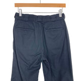 Reformation Navy Raw Hem Petite Work Pants- Size 26 (Inseam 25.5")
