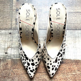 Sole Society Animal Print Mules- Size 6