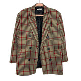 MNG by Mango Plaid Blazer Jacket- Size M