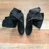 UNISA Black Suede Over the Knee Block Heel Boots- Size 9 (LIKE NEW)