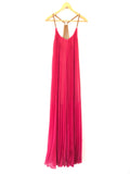 BCBGMaxazria Brynna Pleated Maxi Gown- Size S