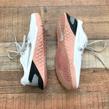 Pre-owned Nike White/Black/Peach Metcon 4- Size 9