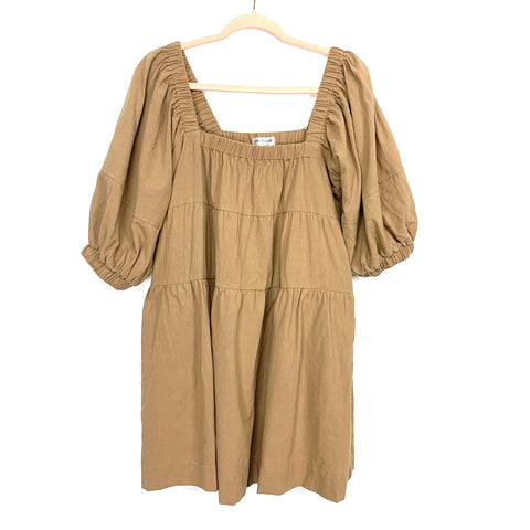 Vestique Pumpkin Spice Square Neck Dress NWT- Size S