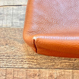 Madewell Camel Handbag with J Crew Black/Cream Strap (see notes)