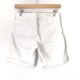 Kut From the Kloth White Catherine Boyfriend Shorts- Size 0