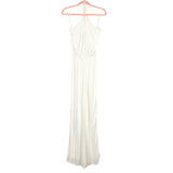 TOBI The Jet Set Diaries Ivory Halter Tie Jumpsuit NWT- Size S