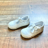 Keds White Leather Daphne T-Strap Sneakers- Size 5M