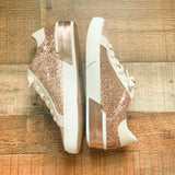 Dolce Vita Rose Gold Glitter Slip On Sneakers- Size 7.5