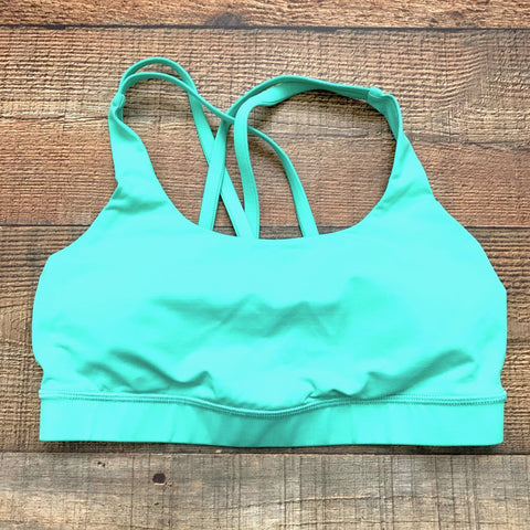 Lululemon Green Padded Sports Bra- Size 6