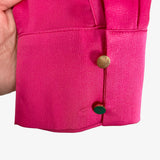 Vestique Magenta/Purple Satin Color Block Cinched My Own Muse Mini Dress- Size L