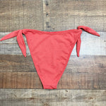 Tularosa Red Metallic Side Tie Bikini Bottoms- Size XS (we have matching top)