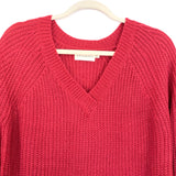 Dreamers Ruby V Neck Knit Sweater- Size S/M