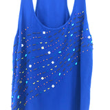 Fei Anthropologie Beaded Front Tank- Size 4