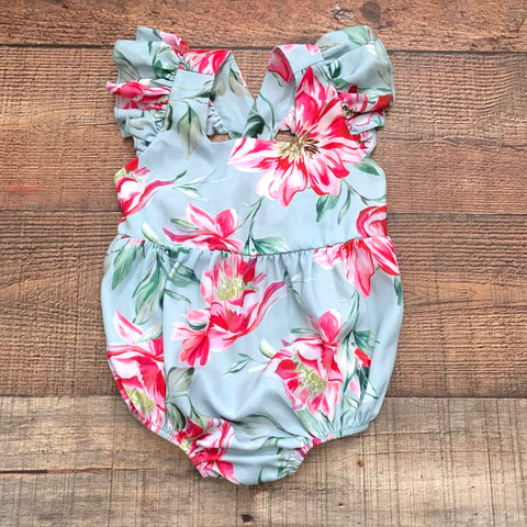 Show Me Your Mumu Mini Collection Floral Romper- Size 3-6M