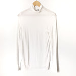 14th & Union White Long Sleeve Turtleneck Top -Size S (see notes)