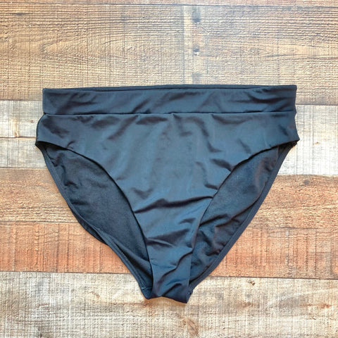 Swimsuits for All Black Bikini Bottoms- Size 16