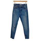 GRLFRND Karolina Distressed Jeans- Size 27 (Inseam 26.5")