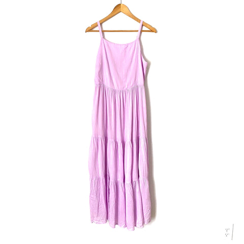 Old Navy Purple Tiered Dress- Size M