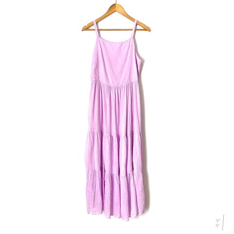 Old Navy Purple Tiered Dress- Size M – The Saved Collection Old Navy Purple Tiered Dress- Size M – The Saved Collection