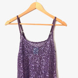 h.i.p. Purple Sequin Tank- Size XS