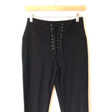 Lovers + Friends Black Lace Up Legging Pants NWT- Size S