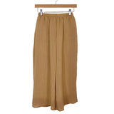 HYFVE Tan Seaside Retreat Wide Leg Cropped Pant Set NWT- Size S (sold as set, sold out online)
