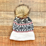 Abercrombie & Fitch Printed Pom Beanie NWT