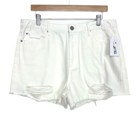 Articles Of Society Varadero Meredith Distressed High Rise Denim Shorts NWT- Size 32