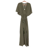 Mustard Seed Olive Dress with Side Slits NWT- Size S