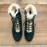 Moata Black Lace Up Boots- Size 7.5