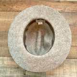 Hat Attack For Inida Hicks Heather Oat Wool Felt Hat
