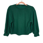 No Brand Green Cropped Top- Size S