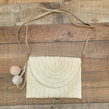 No Brand Straw Clutch With Strap