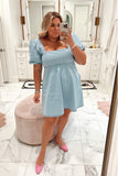 Show Me Your Mumu Chambray Babydoll Dress- Size 2XX (see notes, sold out online)