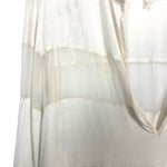 Haute Hippie Ivory Sheer Striped Cover Up- Size M (see notes)